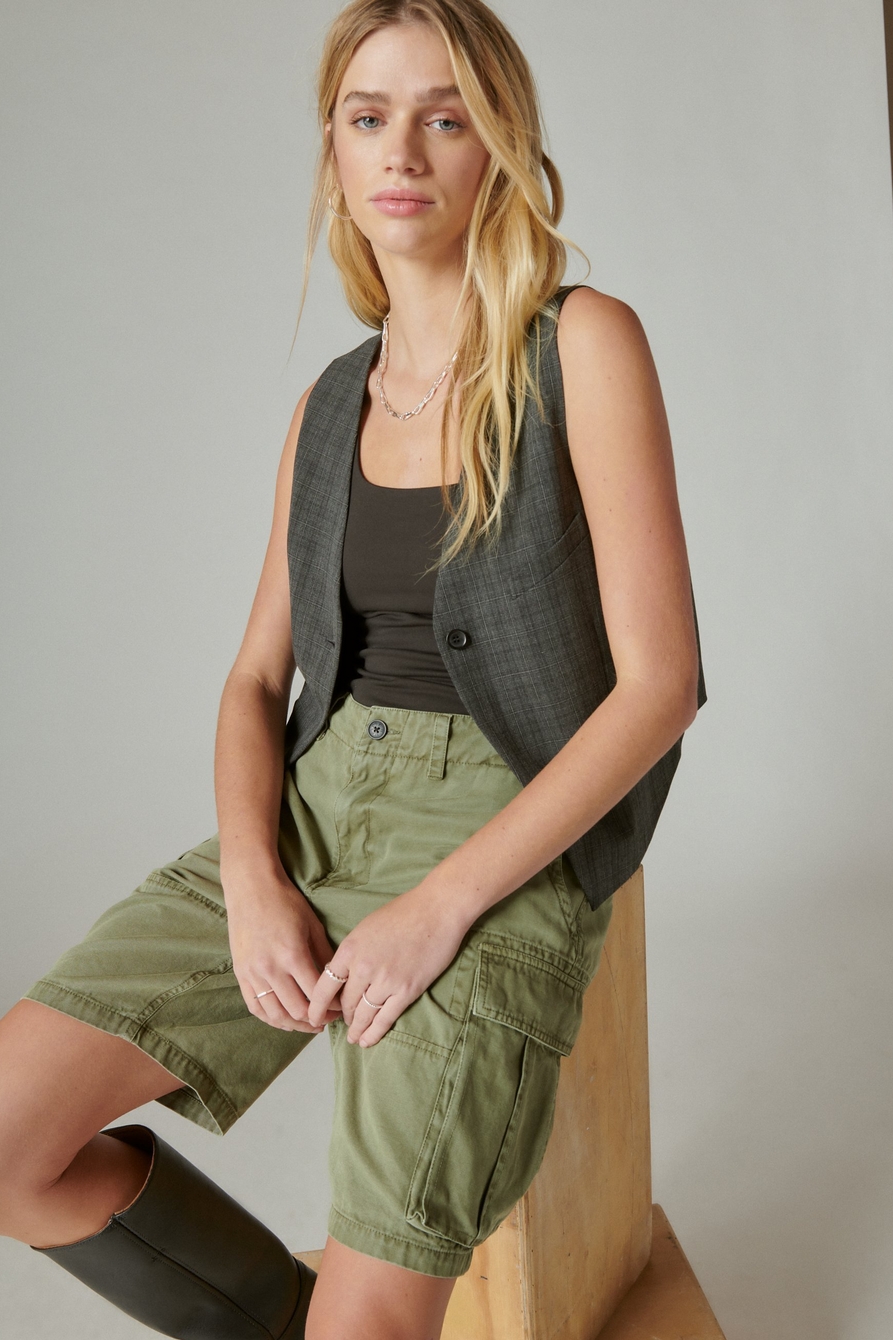 square neck layering tank